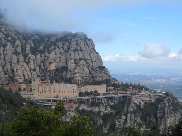 Mists over Montserrat, Spain